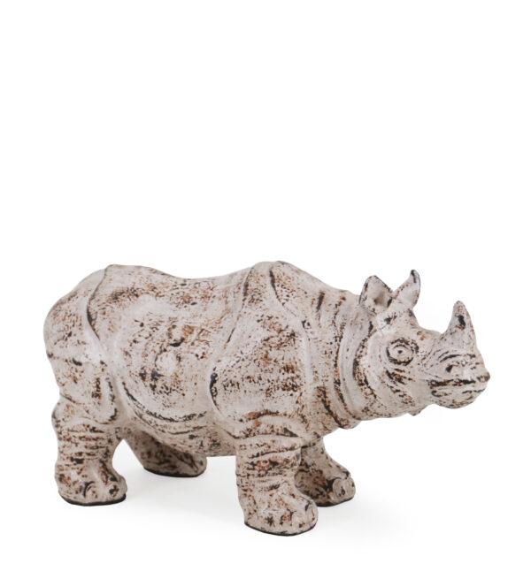 Rinoceronte terracota ocre