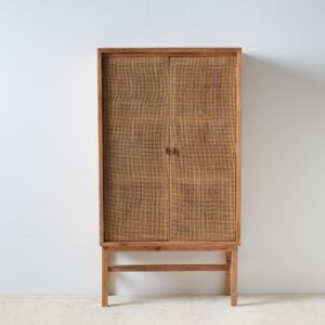 Armario miel madera mindi 90 x 165 x 38 cm