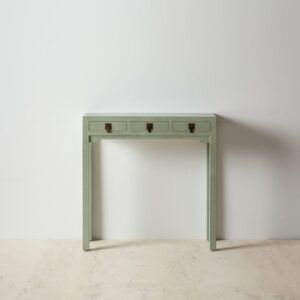Consola verde claro dm-madera oriental 85 x 26 x 85 cm