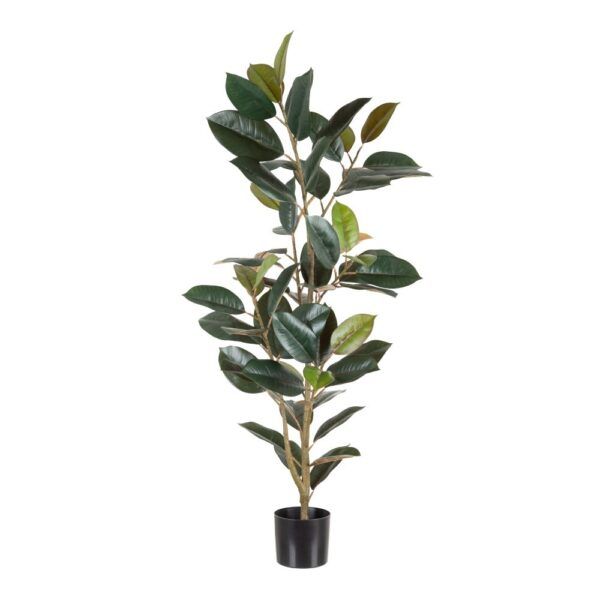 Planta ficus verde oscuro pvc 49 x 45 x 125 cm