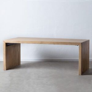 Mesa comedor natural madera de pino 200 x 100 x 76 cm