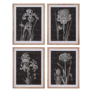 Cuadro impresión flores 4/m 55 x 2 x 70 cm