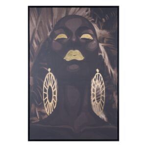 Cuadro impresión africana lienzo 83 x 123 cm