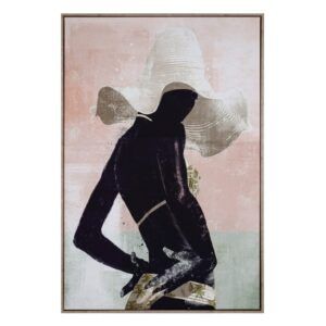 Cuadro impresión mujer lienzo 83 x 123 cm