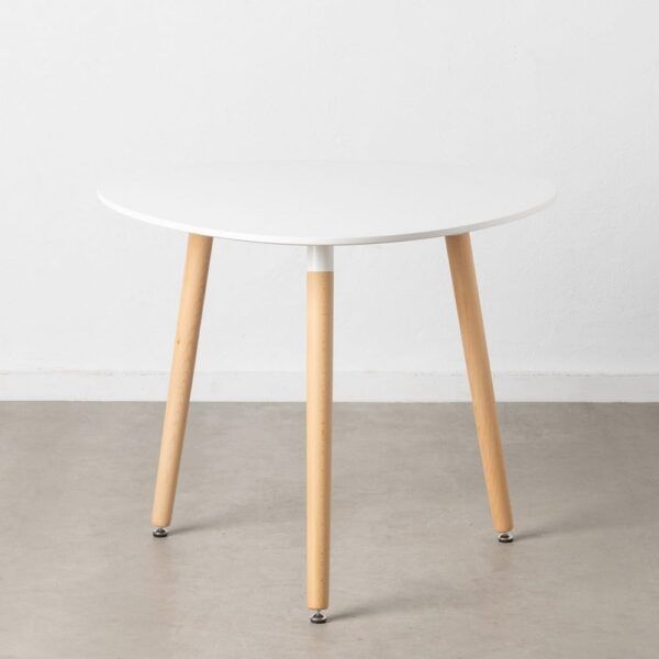 Mesa comedor blanco dm-madera 90 x 90 x 74 cm