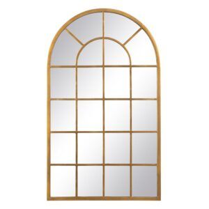 Espejo ventana oro metal decoración 65 x 2