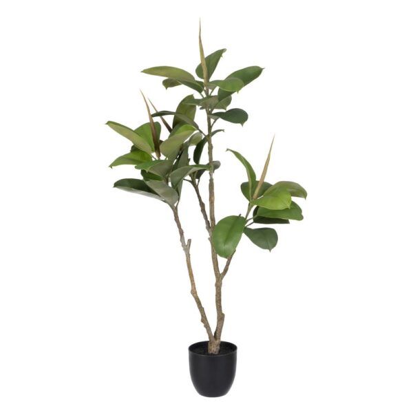 Planta roble verde pvc decoración 116 cm