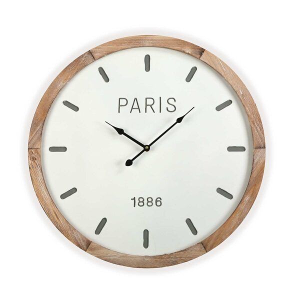 Reloj de pared madera 60cm