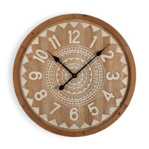 Reloj pared madera 60 cm