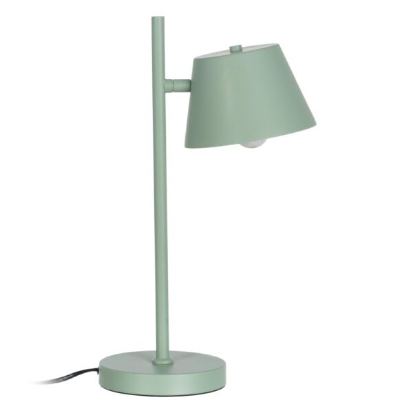Lámpara mesa verde claro metal 15 x 15 x 42