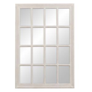 Espejo ventana blanco envejecido 70 x 3